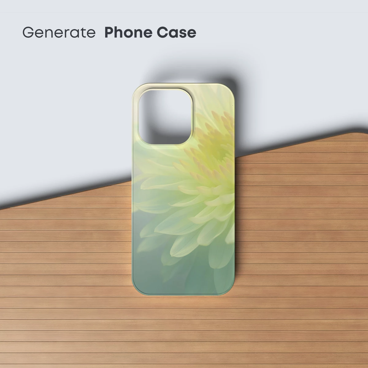 Ethereal Bloom: Soft Yellow Dahlia in Mist - Image 3