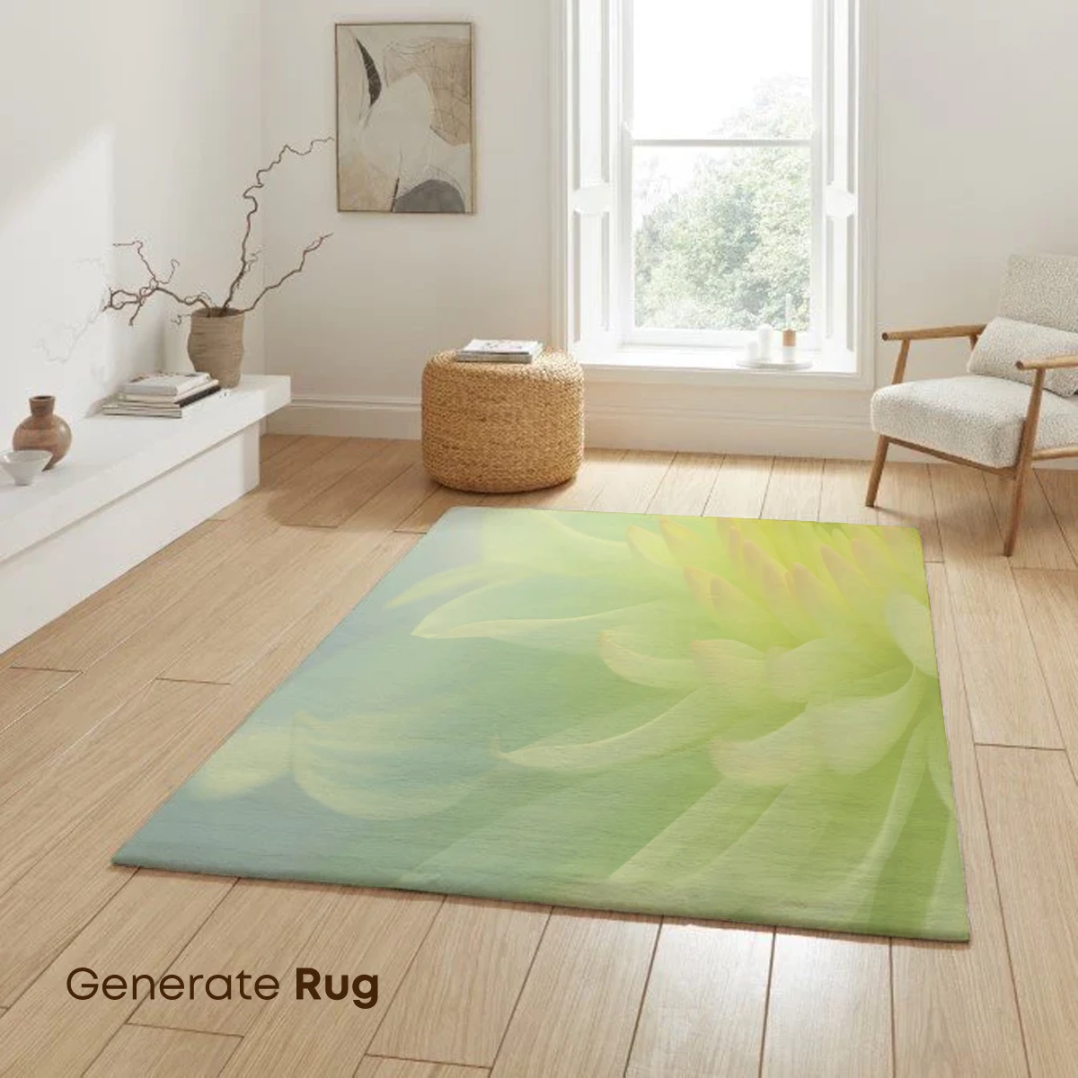 Ethereal Bloom: Soft Yellow Dahlia in Mist - Image 6