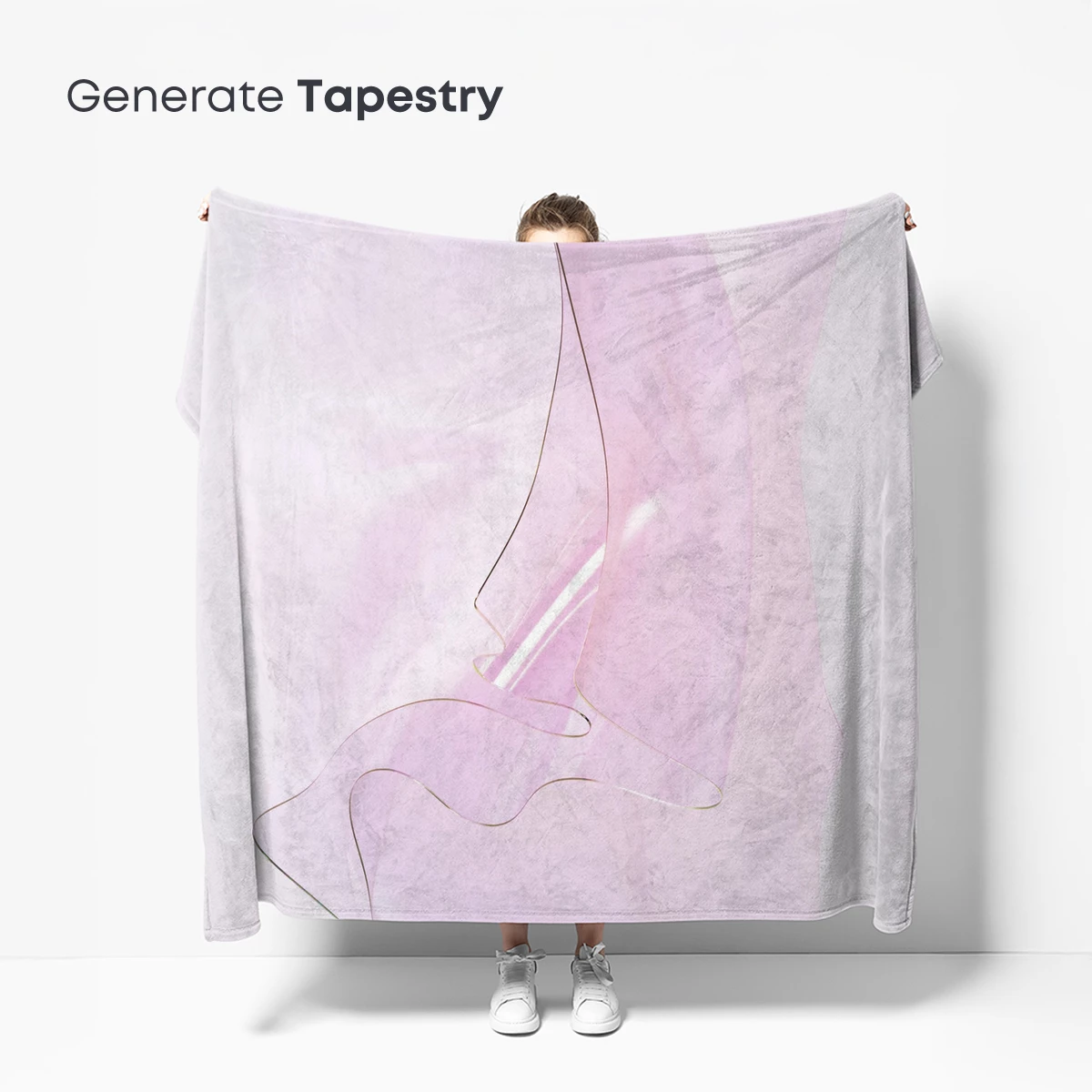 Ethereal Silk Dance: Soft Pink Elegance - Image 5