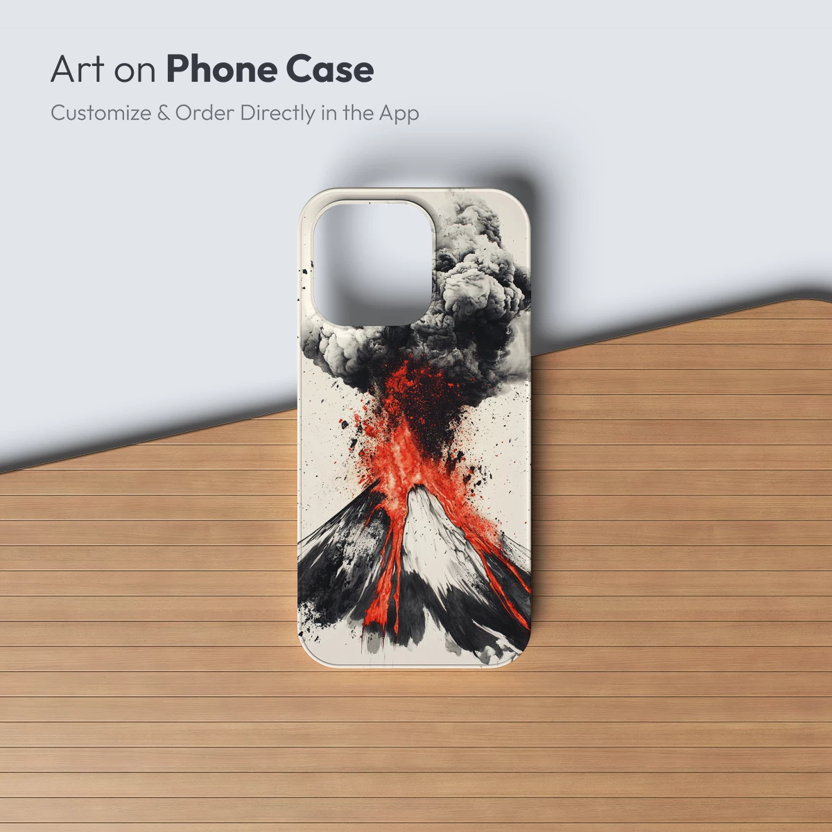 Eruption Symphony: Volcanic Fury in Abstract Art - Image 3