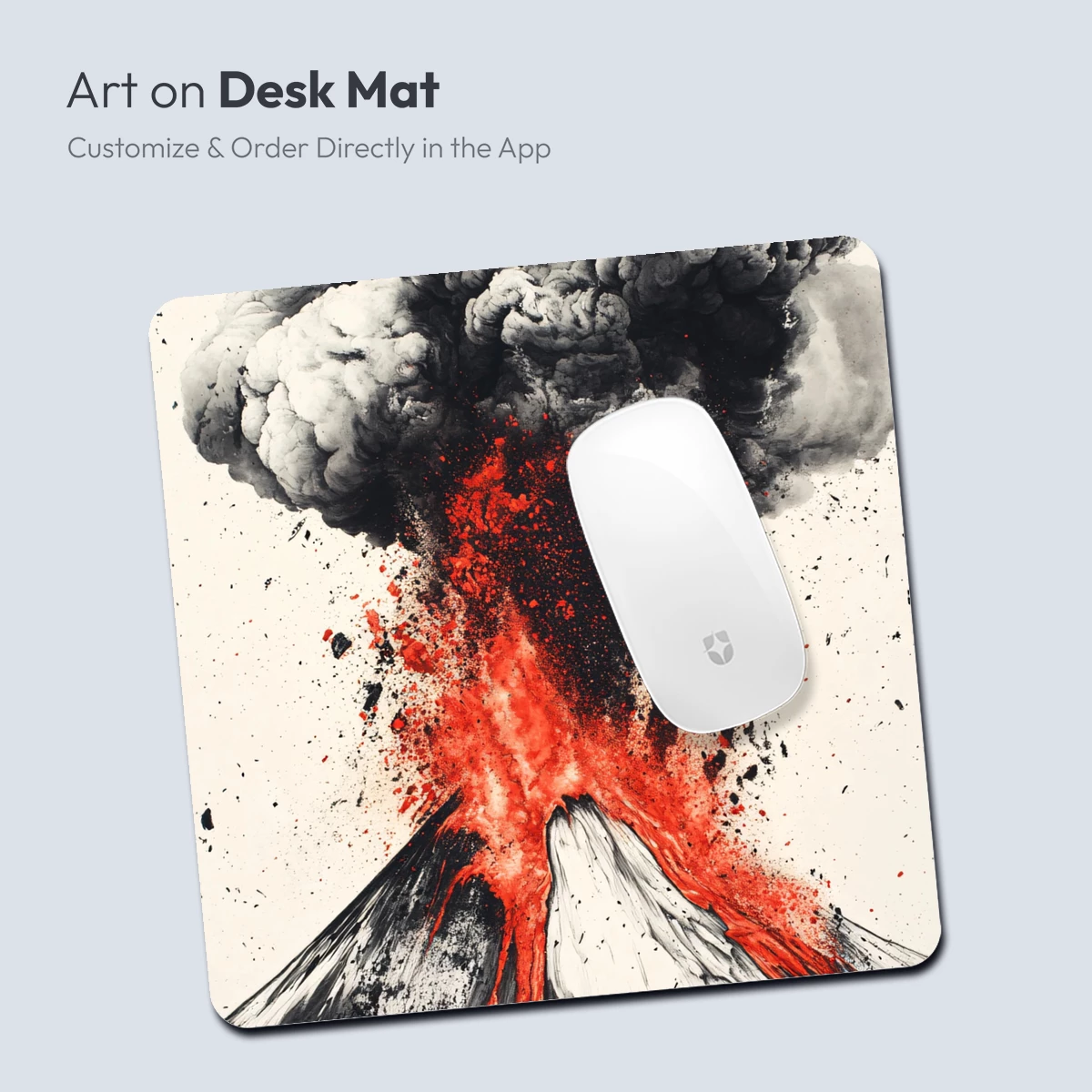 Eruption Symphony: Volcanic Fury in Abstract Art - Image 4