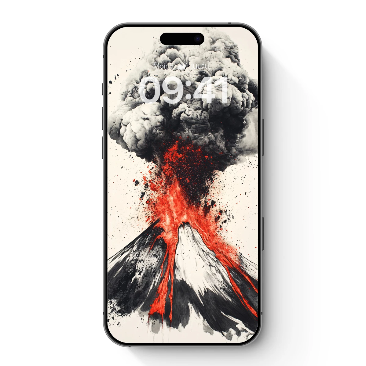 Eruption Symphony: Volcanic Fury in Abstract Art Eruption Symphony: Volcanic Fury in Abstract Art