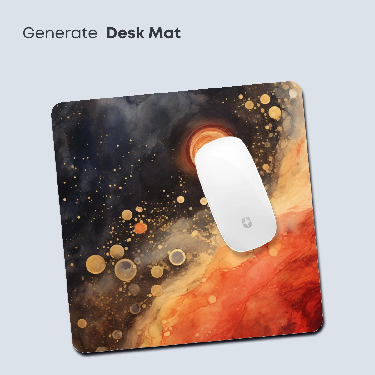 Cosmic Vortex: Abstract Fusion of Stars and Flames - Image 4