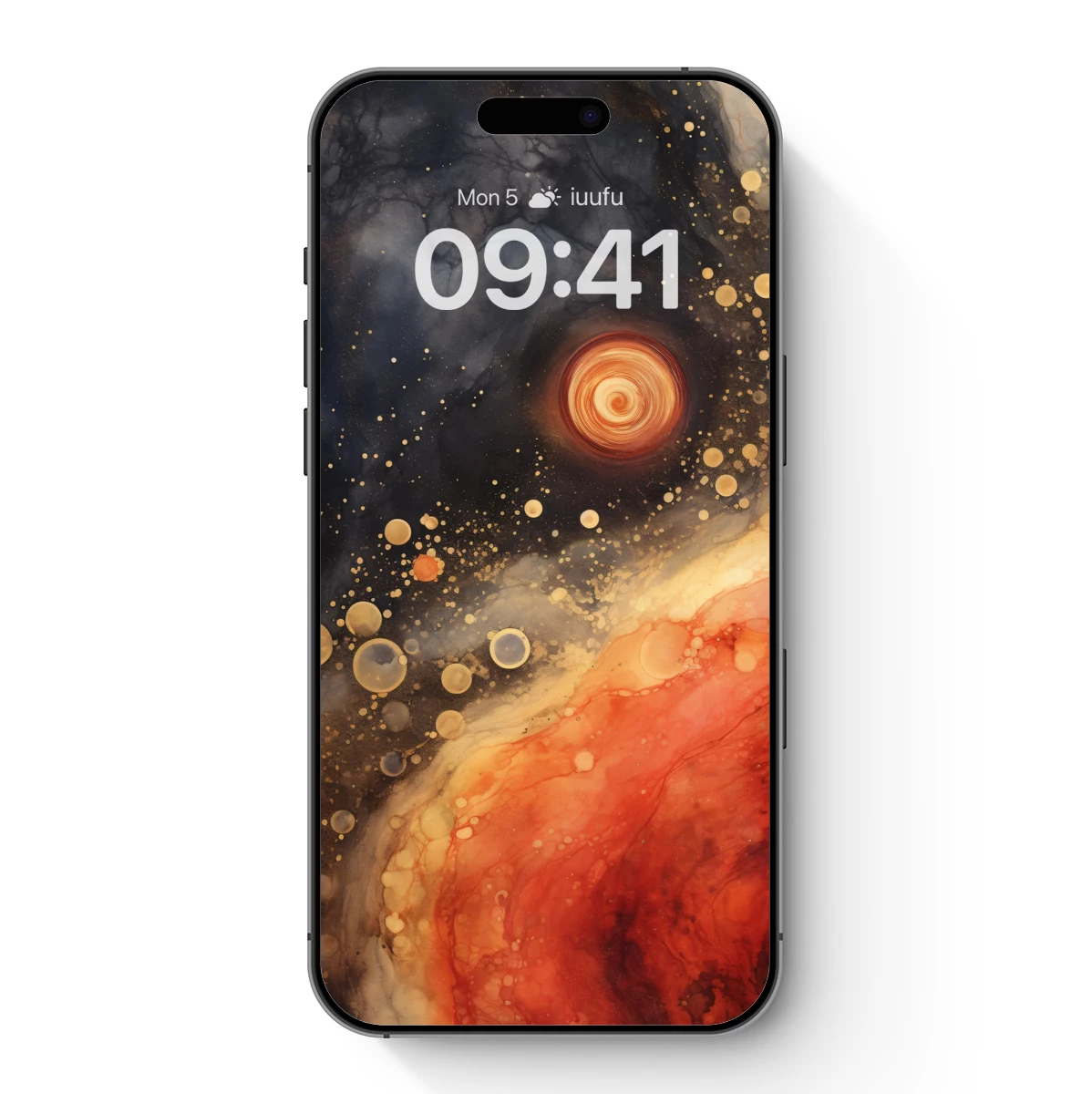 Cosmic Vortex: Abstract Fusion of Stars and Flames