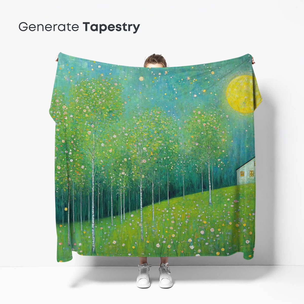 Enchanted Moonlit Grove: A Surreal Forest Retreat - Image 5