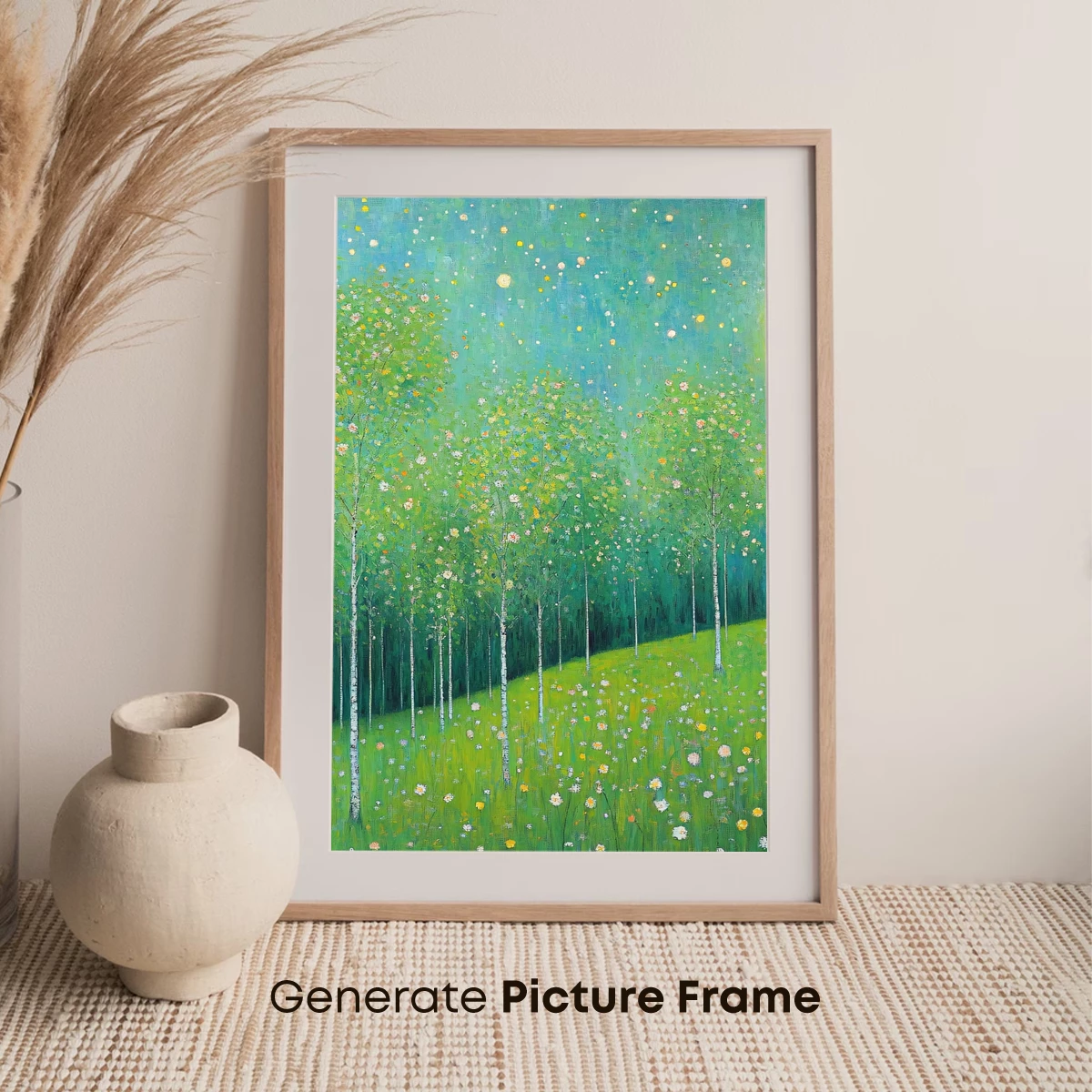 Enchanted Moonlit Grove: A Surreal Forest Retreat - Image 7