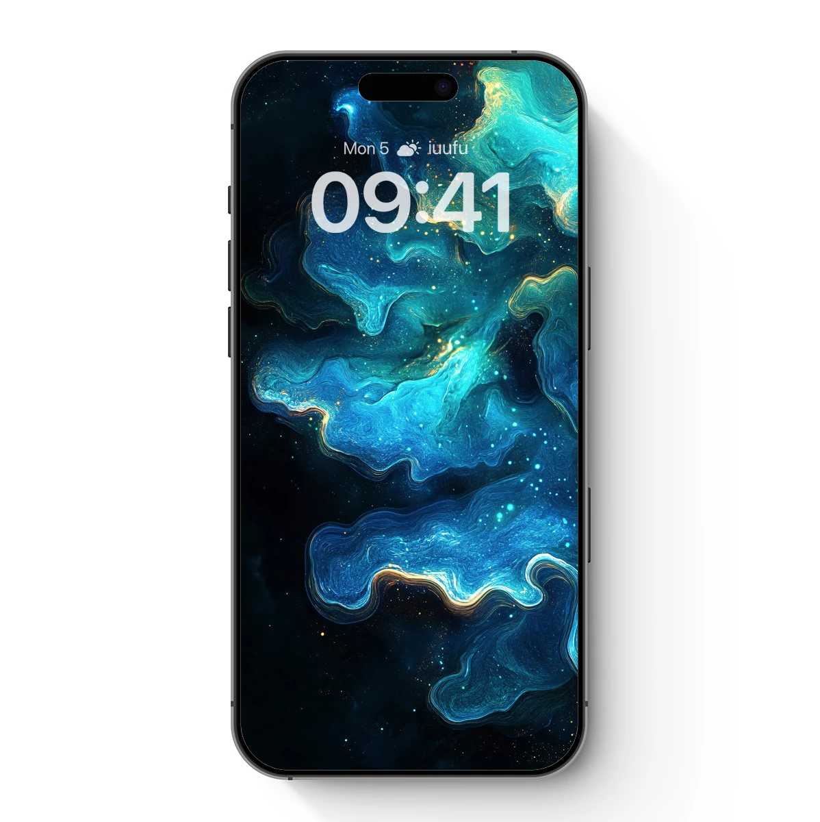 Cosmic Swirls: Teal and Gold Nebula Art Cosmic Swirls: Teal and Gold Nebula Art