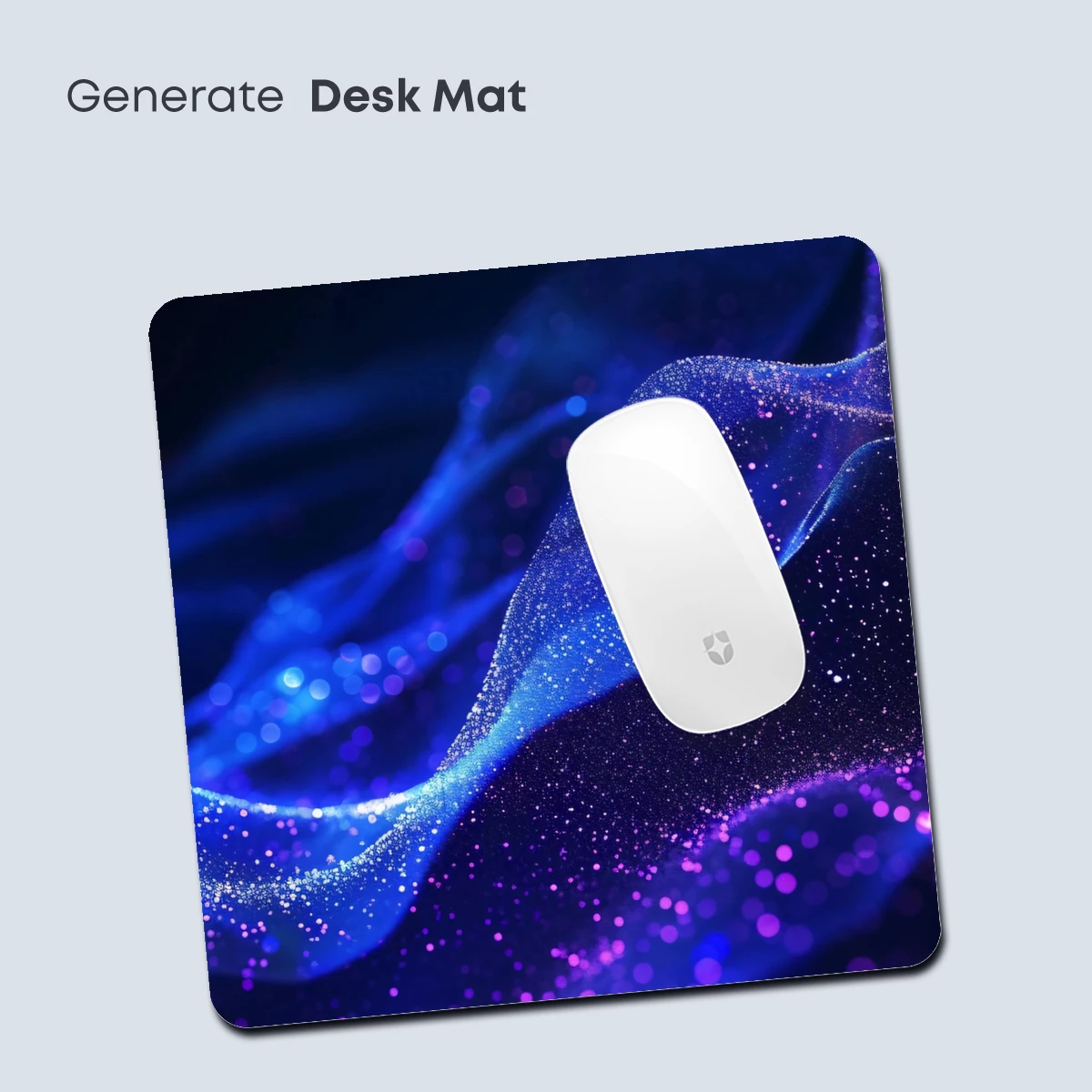 Galactic Wave Symphony: Blue and Purple Nebula Art - Image 4