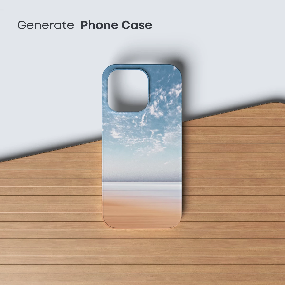 Eternal Horizon: Serene Sky and Sandy Beach - Image 3