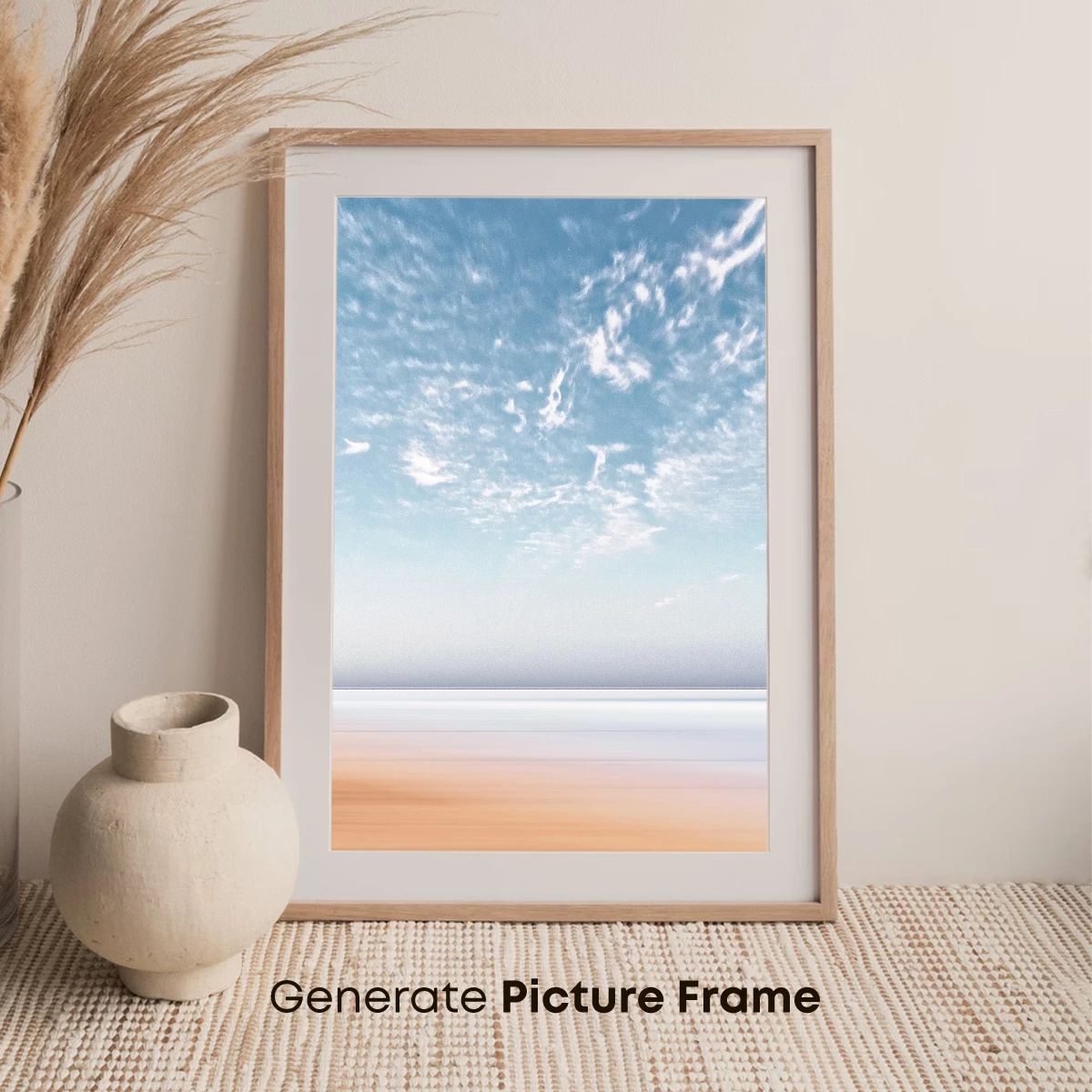Eternal Horizon: Serene Sky and Sandy Beach - Image 7