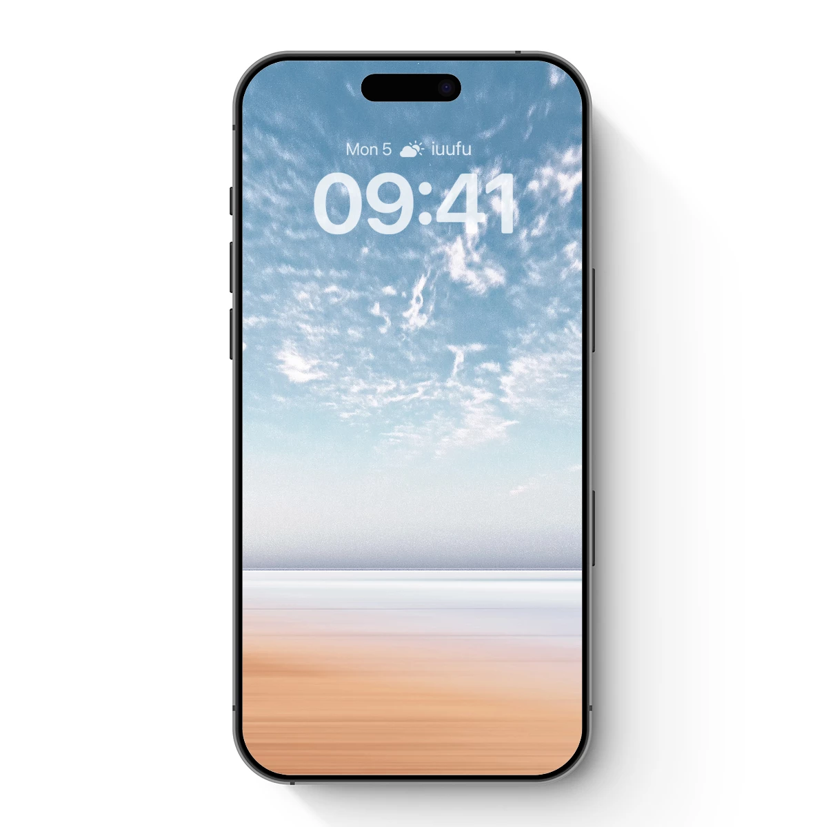 Eternal Horizon: Serene Sky and Sandy Beach