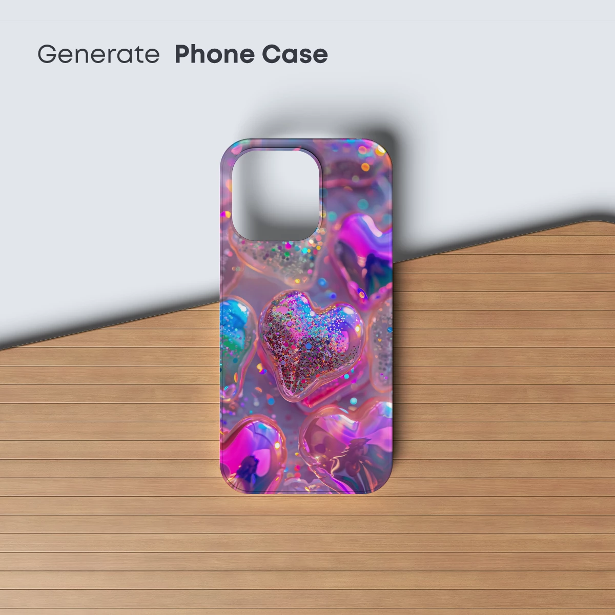 Glittering Heart Constellations: Neon Dreamscape - Image 3