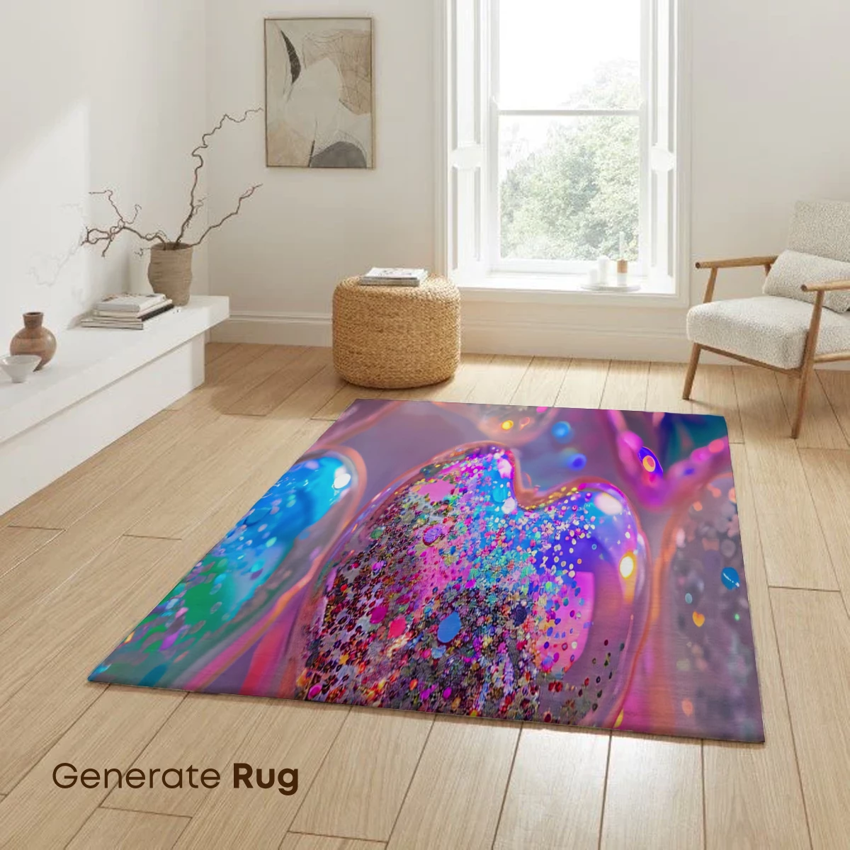 Glittering Heart Constellations: Neon Dreamscape - Image 6