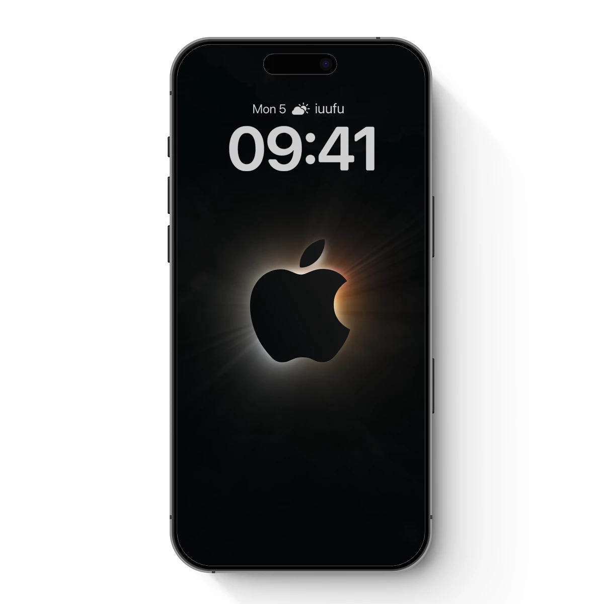 Eclipse of the Icon: Sunlit Apple Silhouette