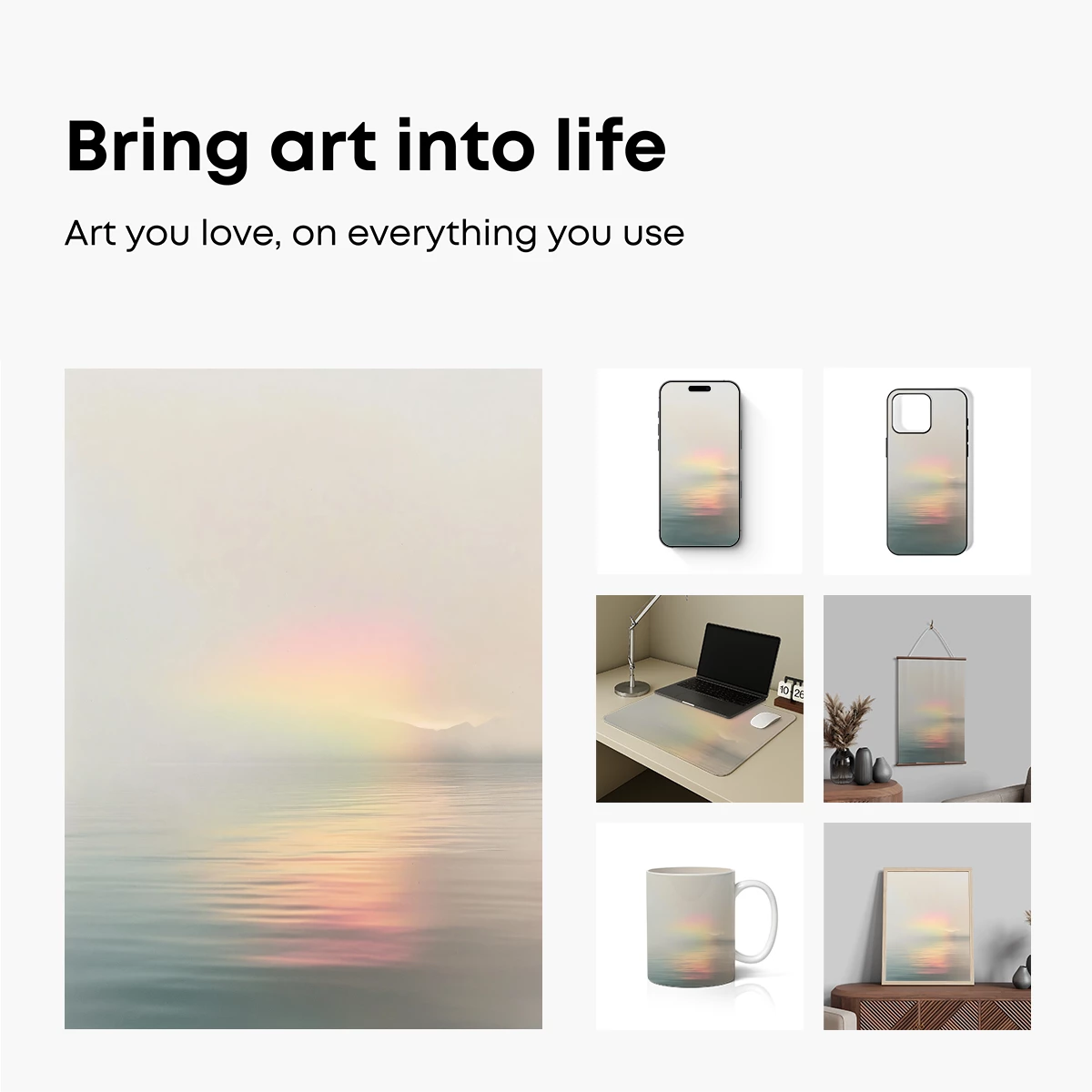 Ethereal Dawn Over Calm Waters - Image 2