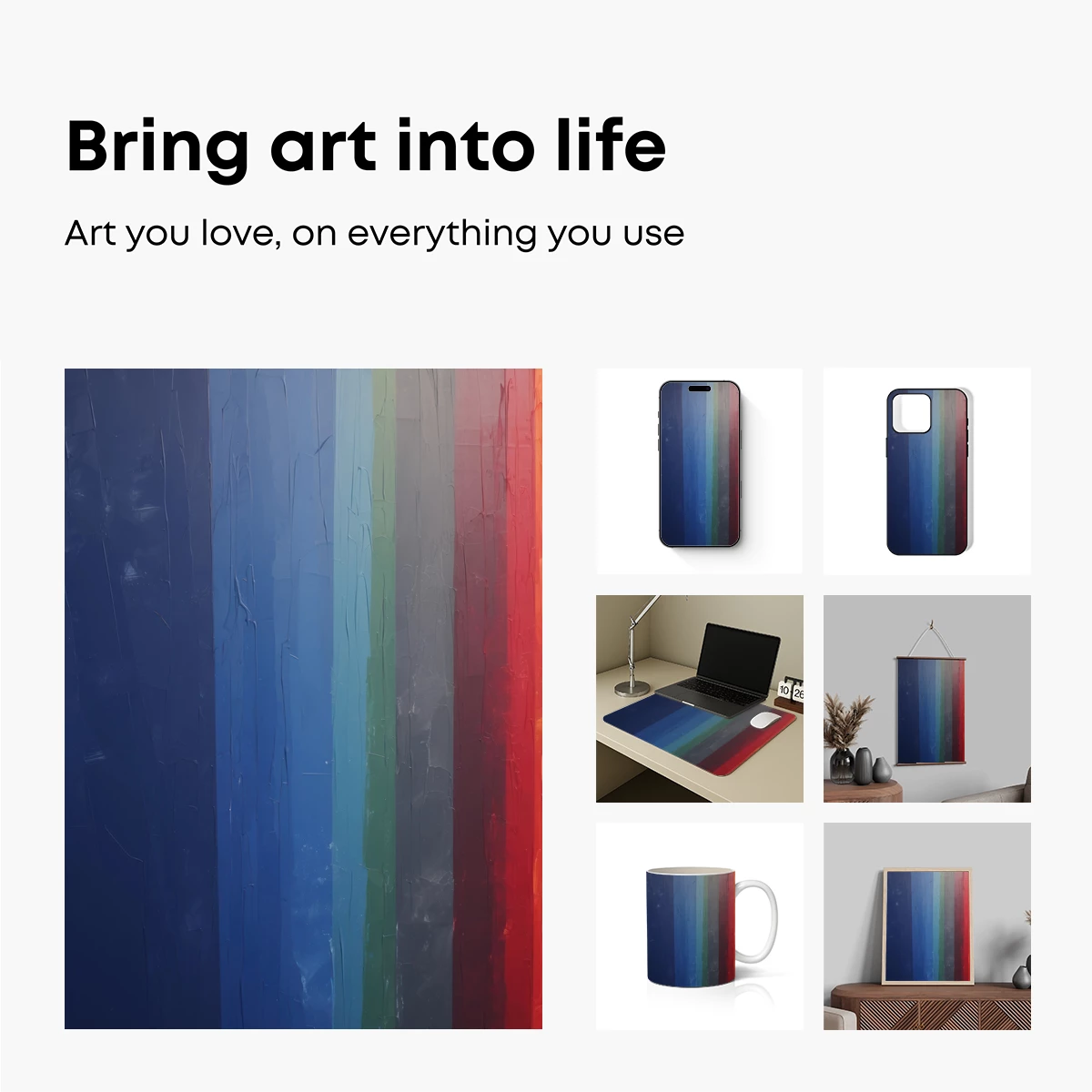 Cracked Spectrum: A Canvas of Timeless Colors - Image 2