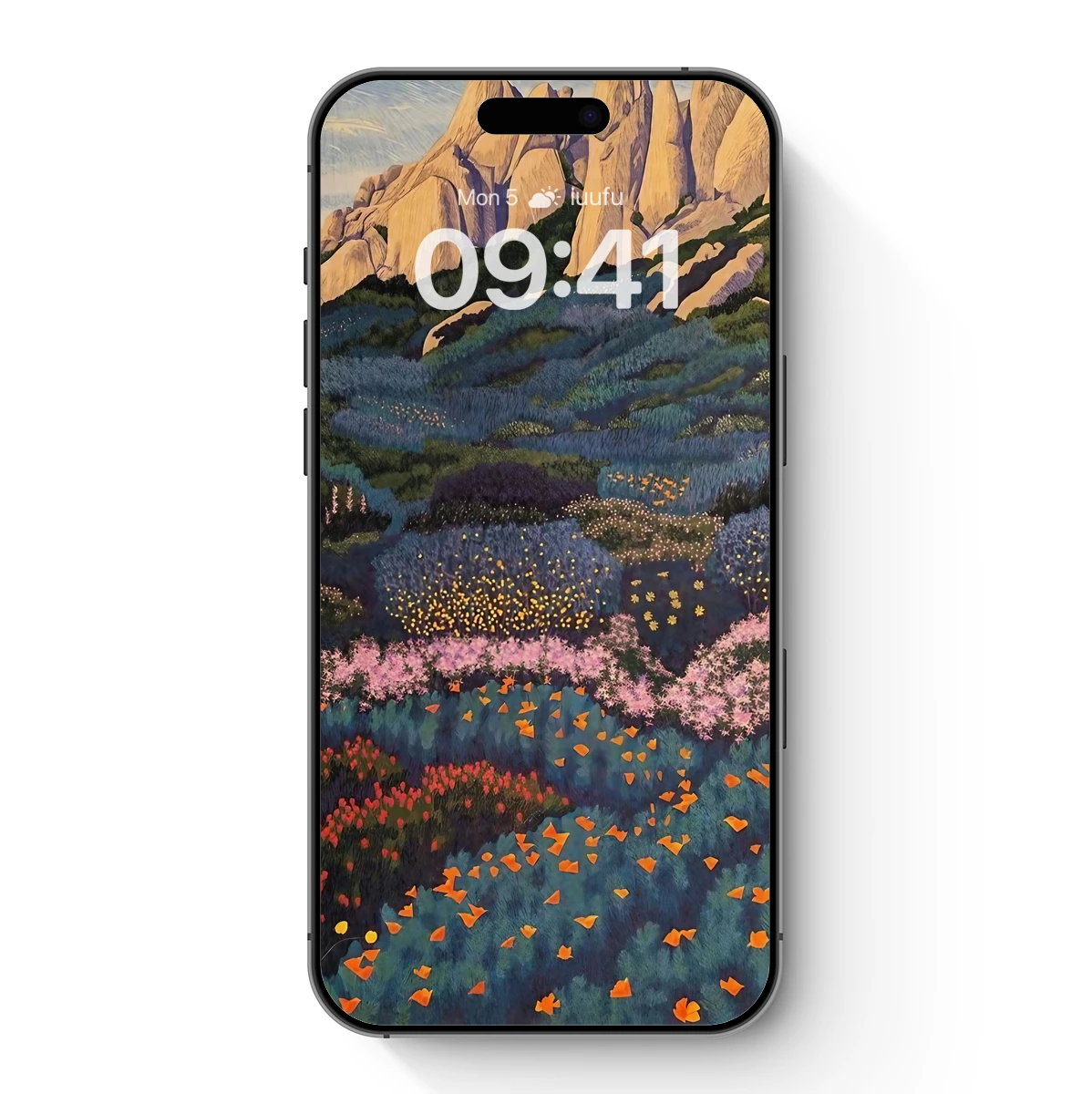 Meadow of Dreams: Floral Symphony in Mountain Shadows