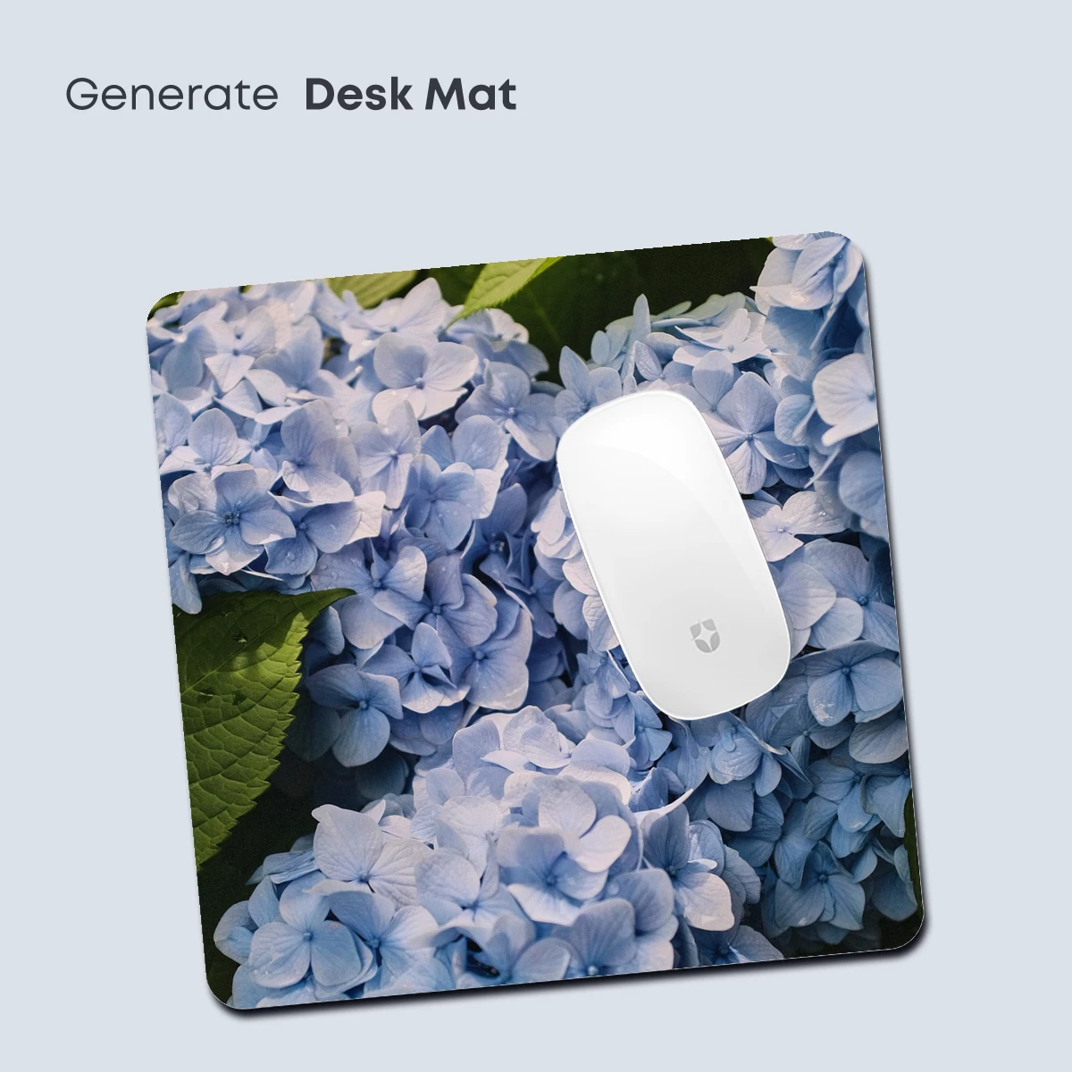 Ethereal Blue Hydrangeas in Verdant Embrace - Image 4