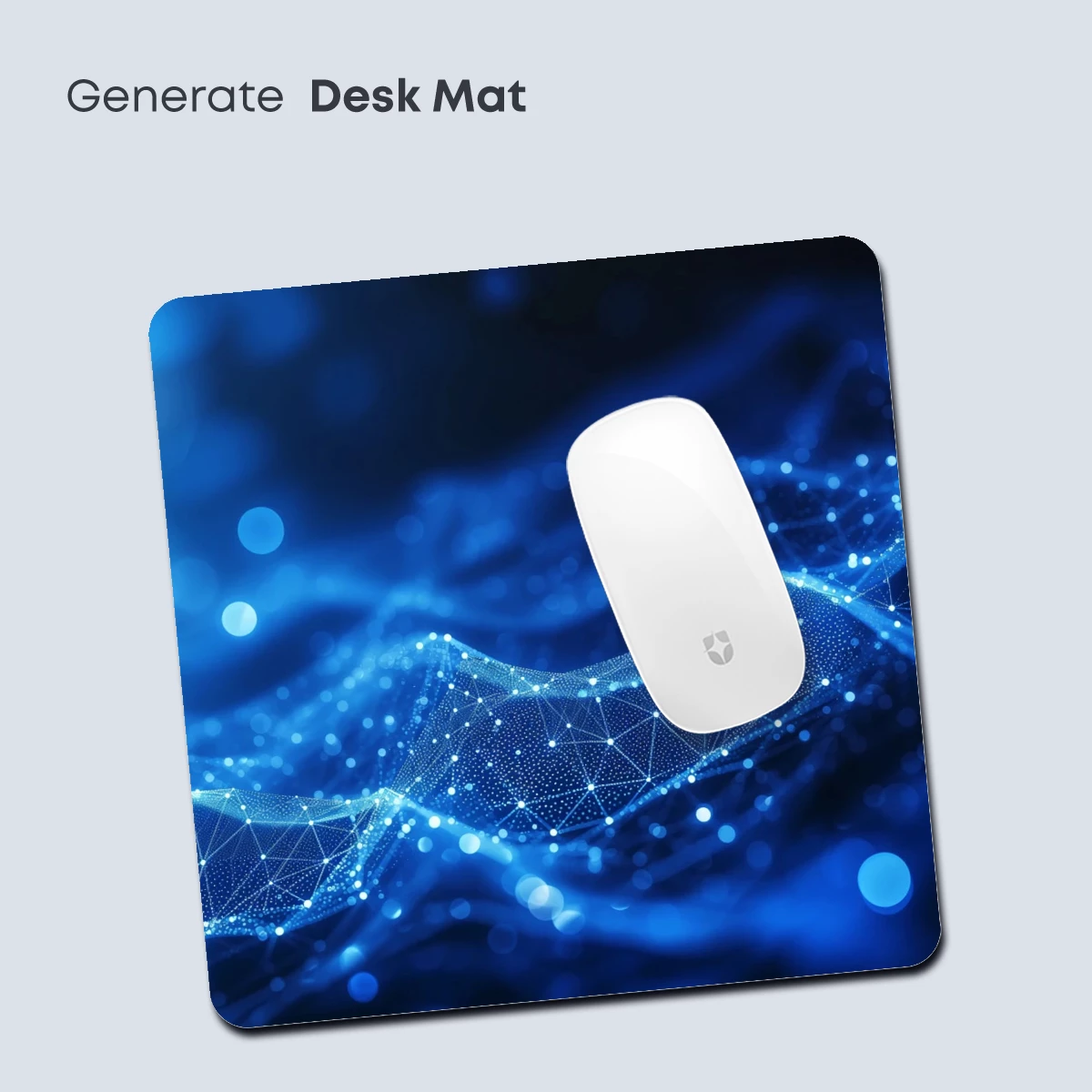 Blue Digital Wave: Futuristic Polygonal Artistry - Image 4