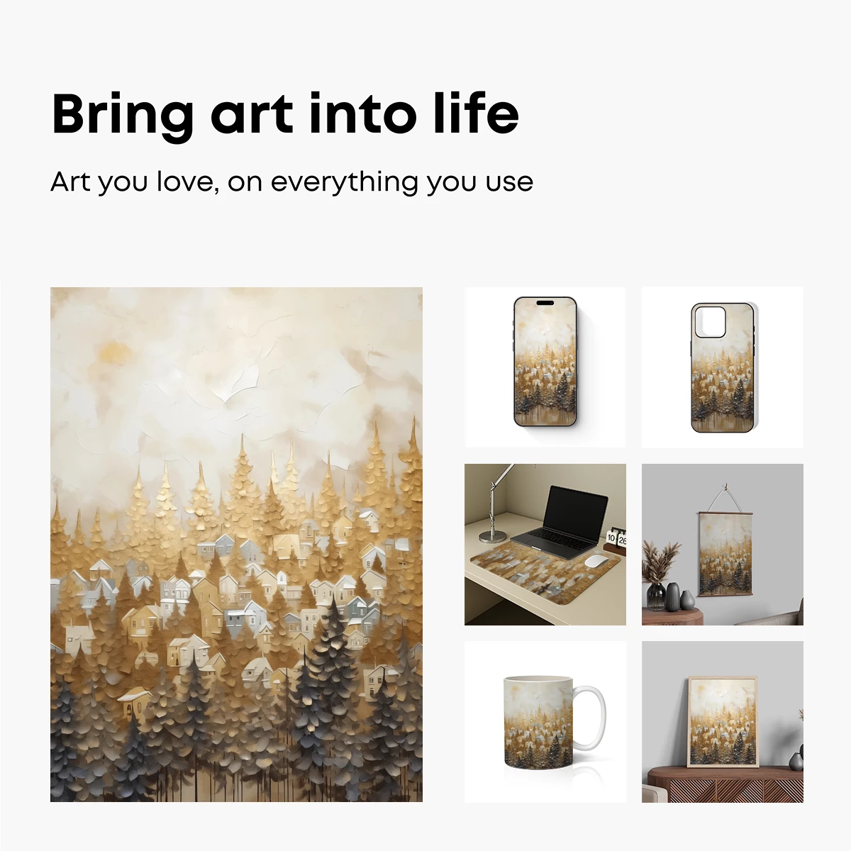 Golden Forest Village: A Paper Art Odyssey - Image 2