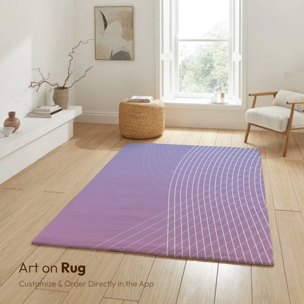 Gradient Flow: Wavy Lines in Pastel Harmony - Image 6