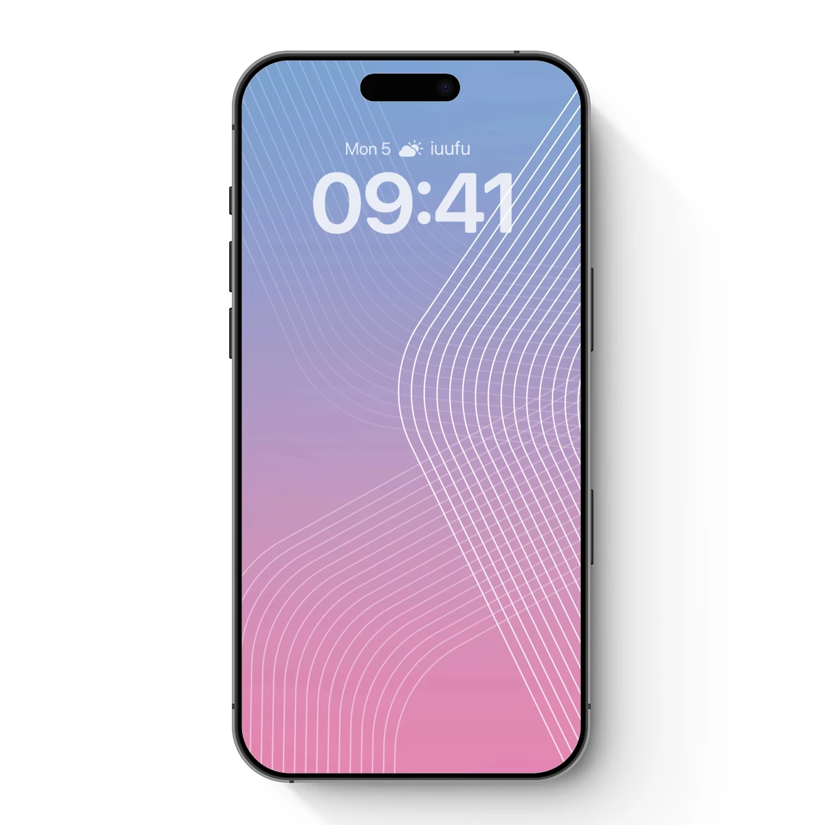 Gradient Flow: Wavy Lines in Pastel Harmony