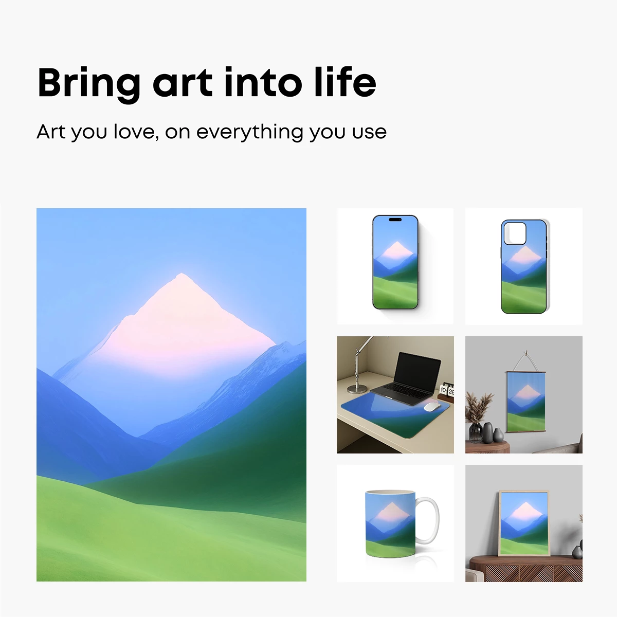 Ethereal Mountain Serenity - Image 2