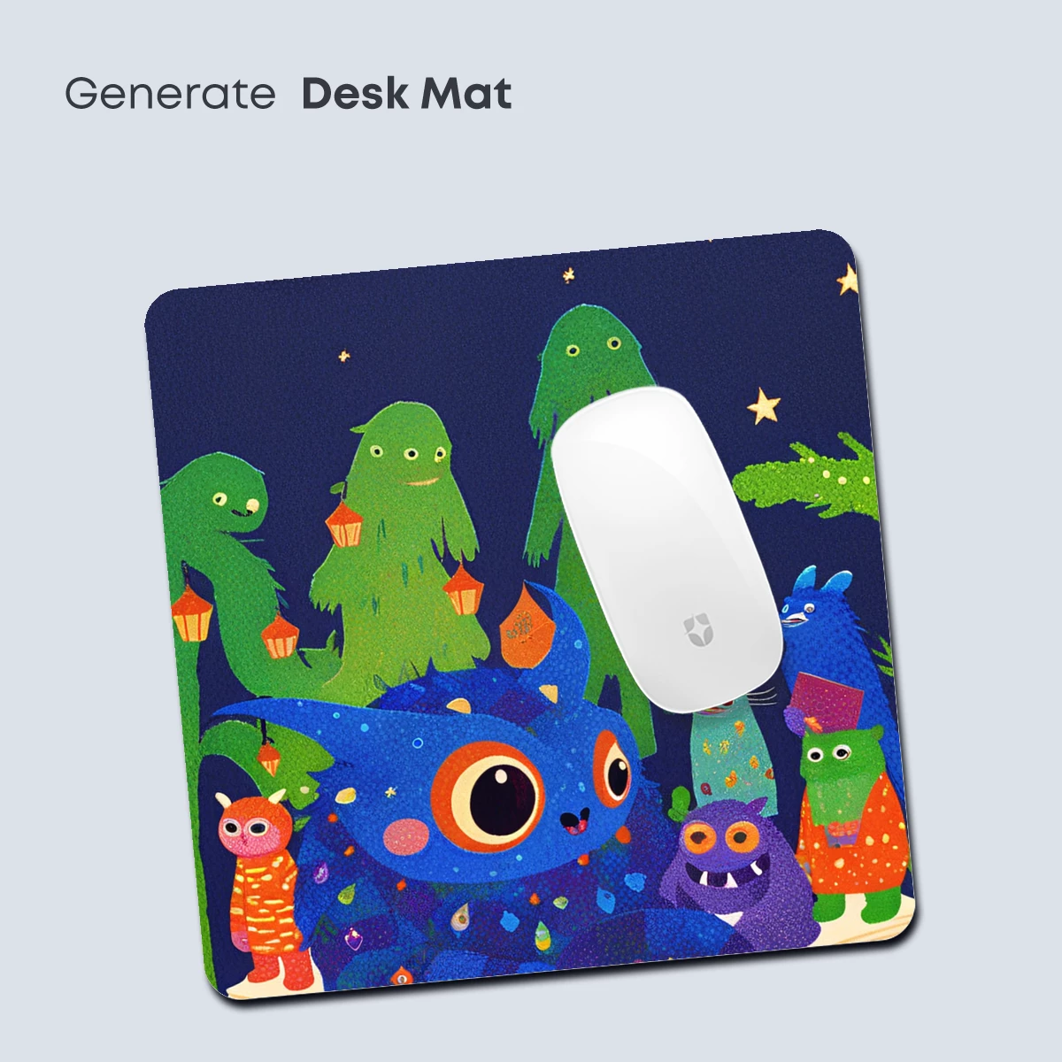 Enchanted Night Tales: Monsters Reading Under Moonlight - Image 4