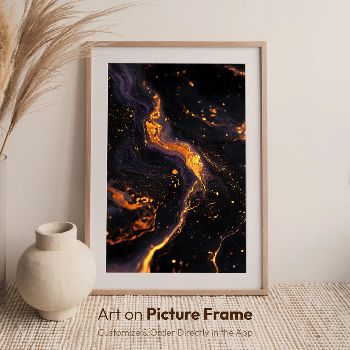 Golden Abyss: Elegance in Dark Fluidity - Image 7