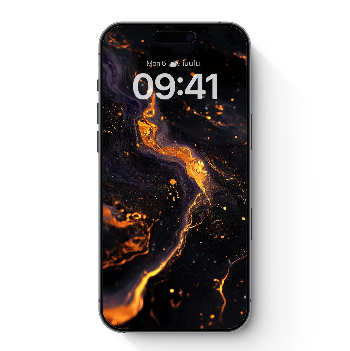 Golden Abyss: Elegance in Dark Fluidity