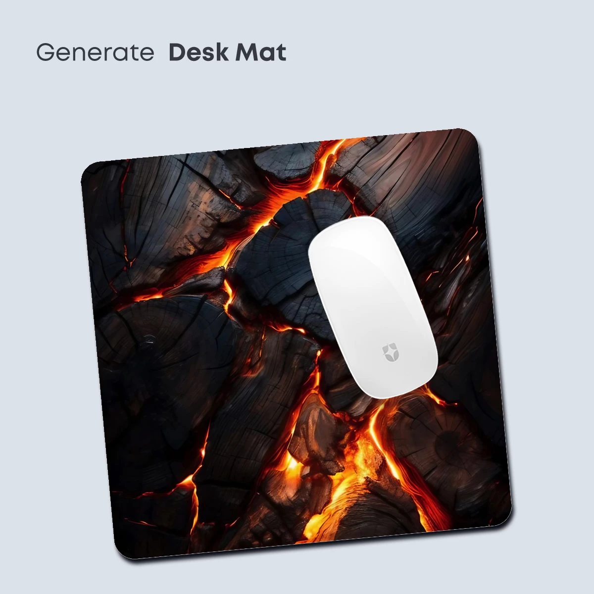 Ember Veins: Fiery Wood Abstract - Image 4