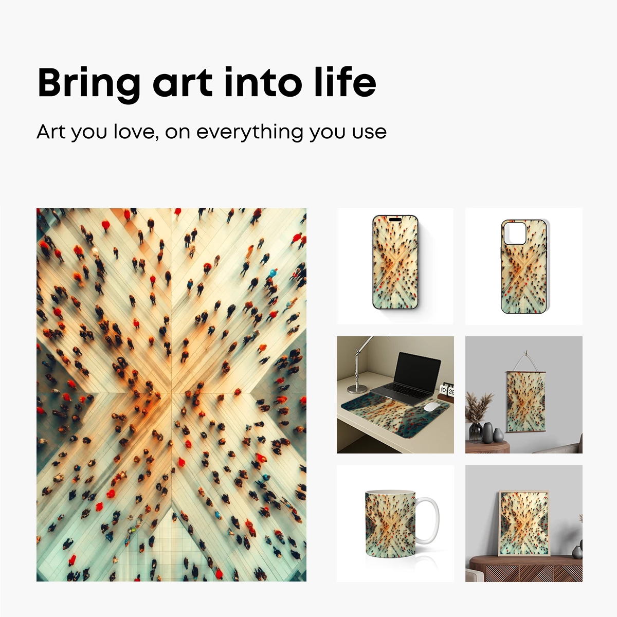 Crowd Kaleidoscope: Symmetry in Motion - Image 2