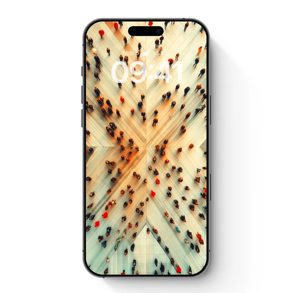 Crowd Kaleidoscope: Symmetry in Motion