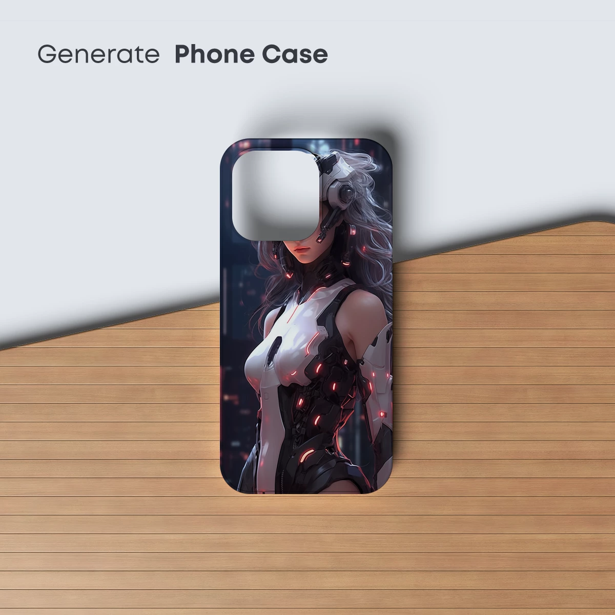 Cybernetic Muse: Futuristic Elegance in Steel and Light - Image 3