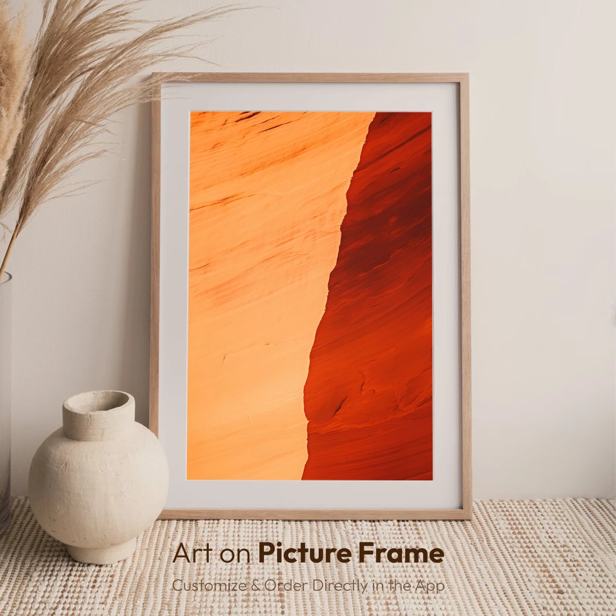 Canyon's Warm Embrace: Sunlit Sandstone Layers - Image 7