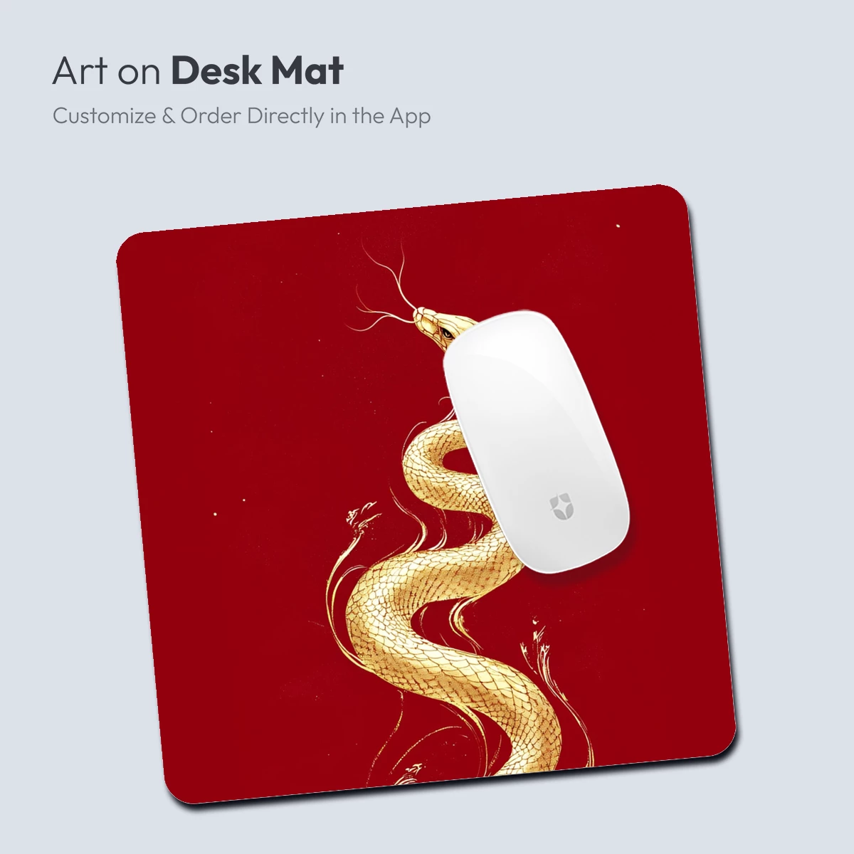 Golden Serpent in Crimson: Elegance Uncoiled - Image 4