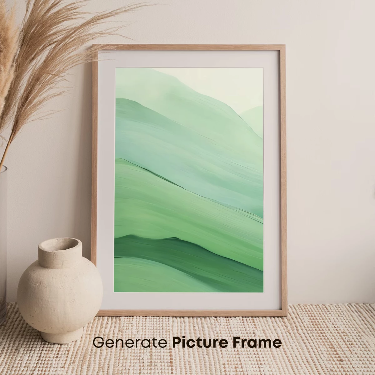 Ethereal Green Layers: A Landscape Symphony - Image 7