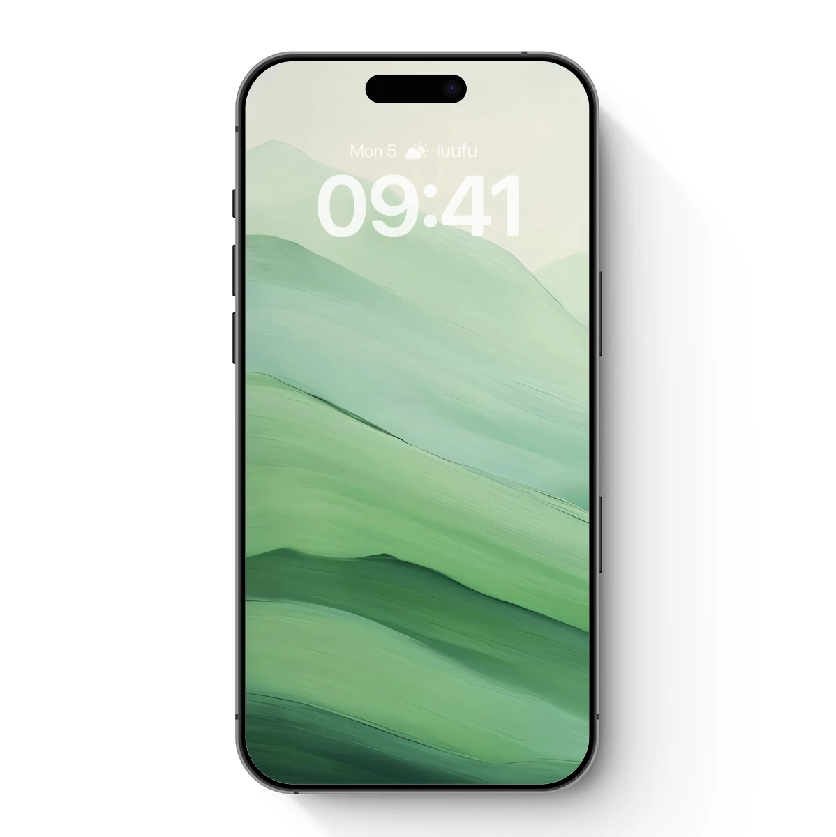 Ethereal Green Layers: A Landscape Symphony