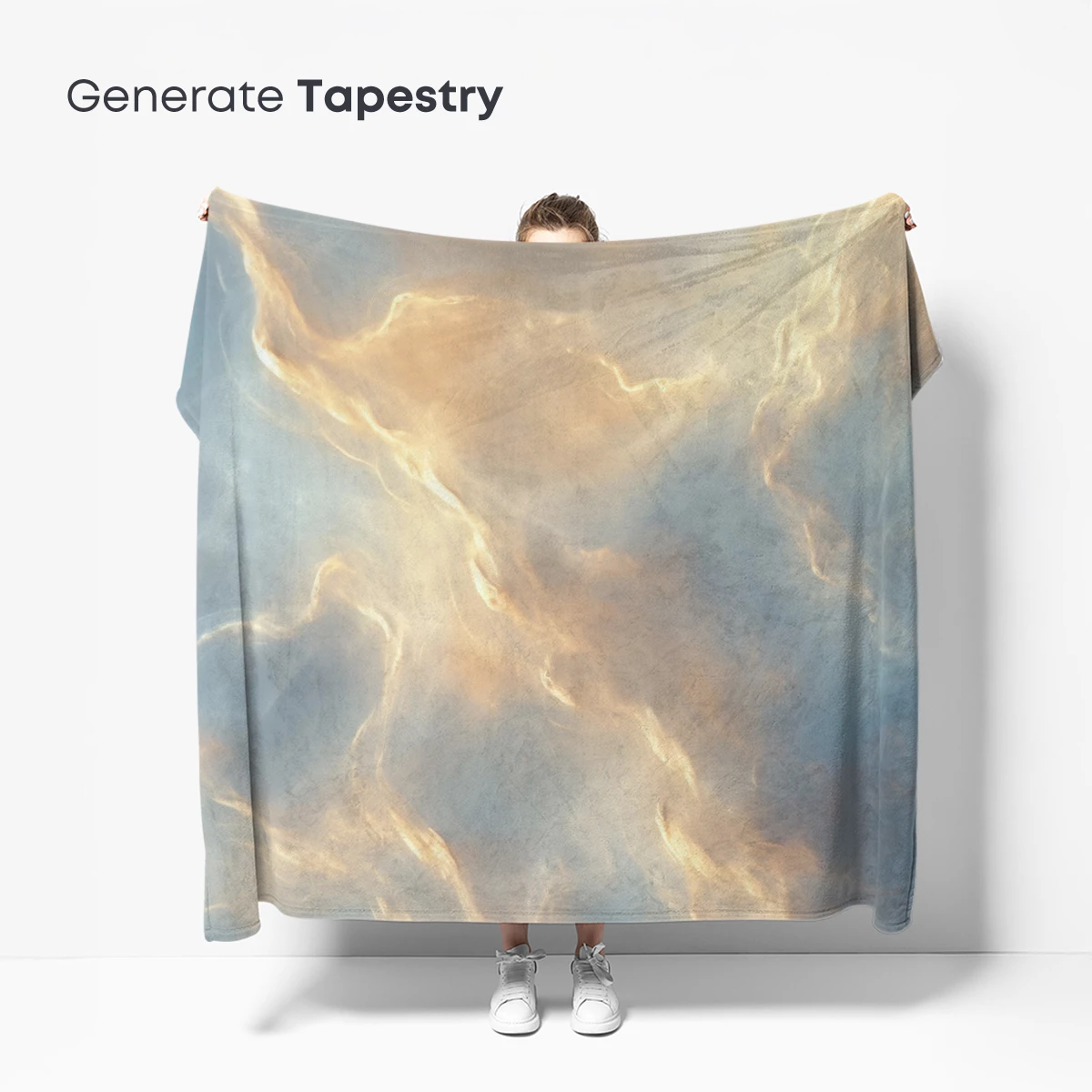 Ethereal Clouds: Golden Whispers in the Sky - Image 5