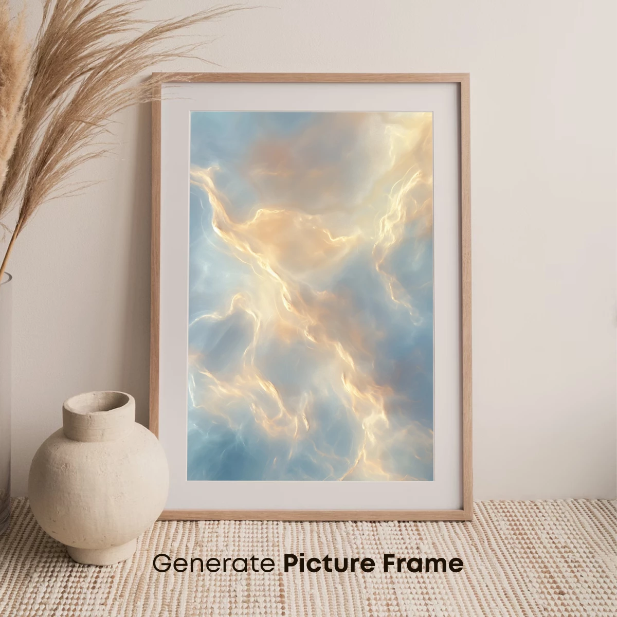 Ethereal Clouds: Golden Whispers in the Sky - Image 7