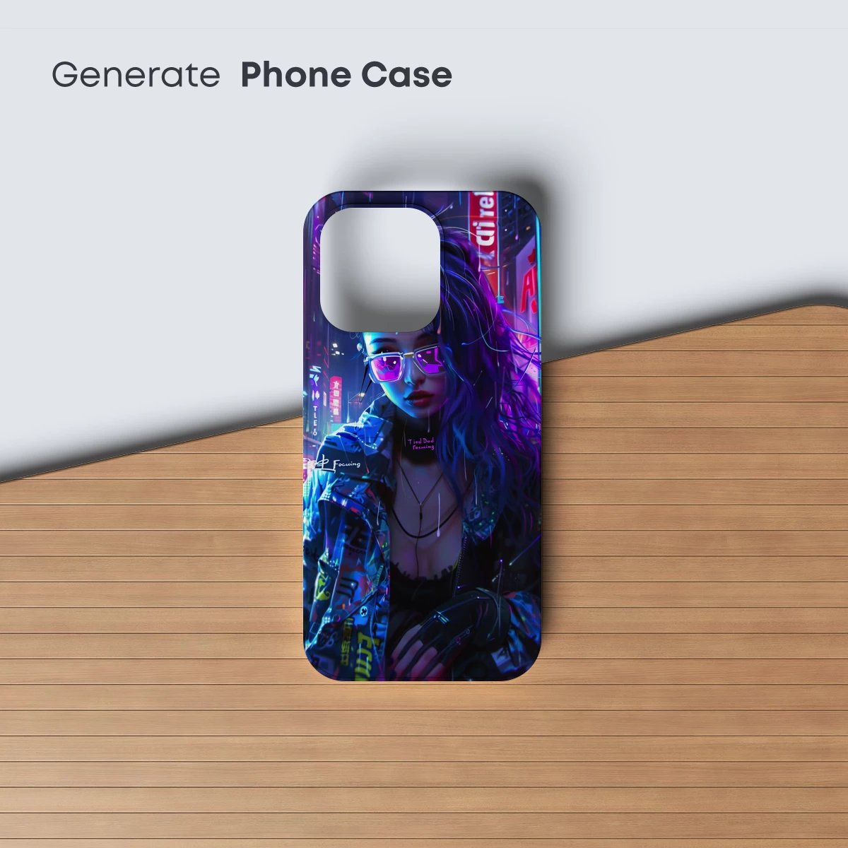 Neon Cyberpunk Muse: Futuristic Urban Fantasy - Image 3