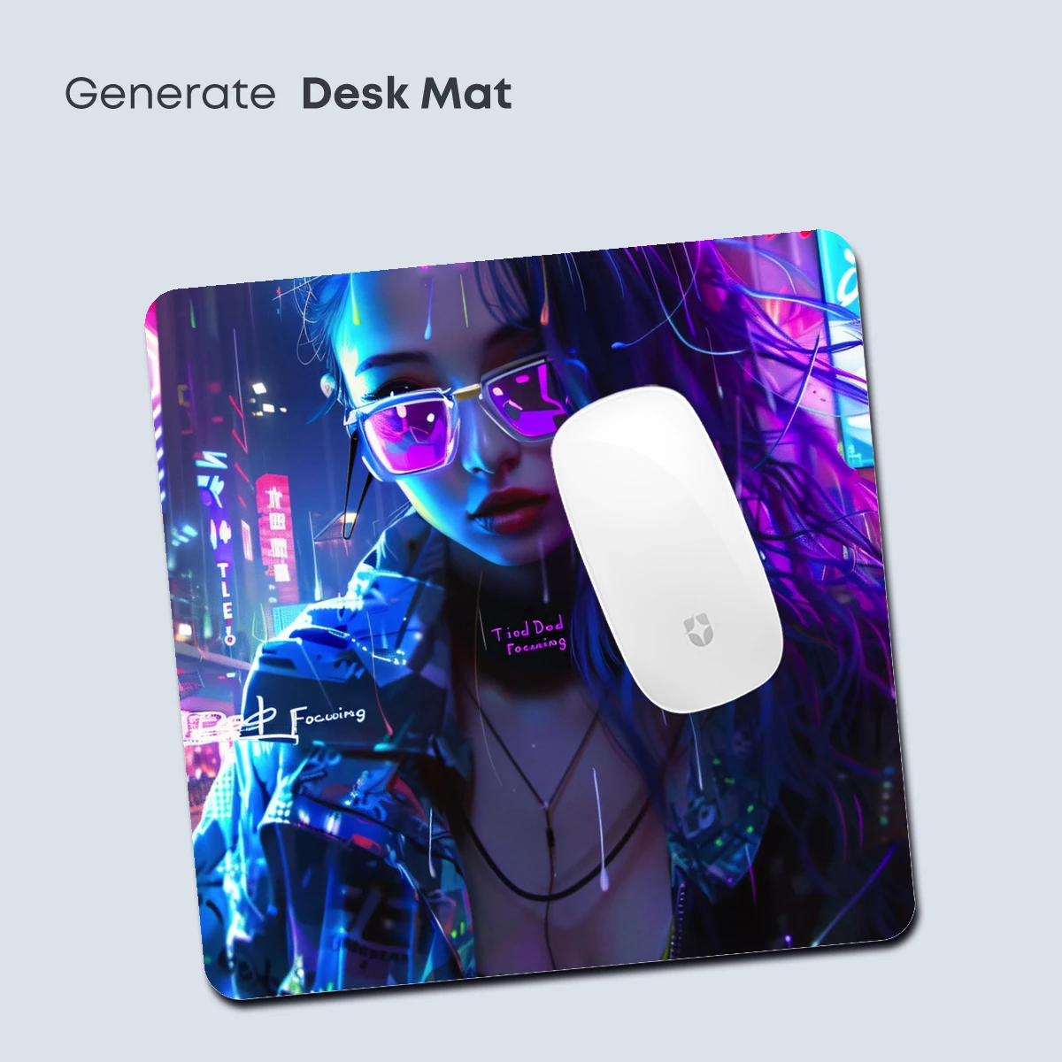 Neon Cyberpunk Muse: Futuristic Urban Fantasy - Image 4