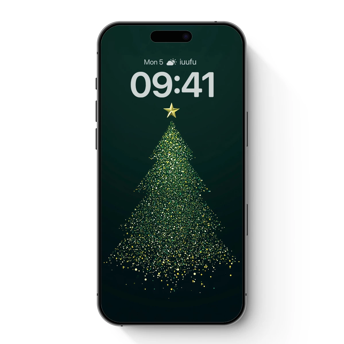 Glittering Star-Topped Christmas Tree