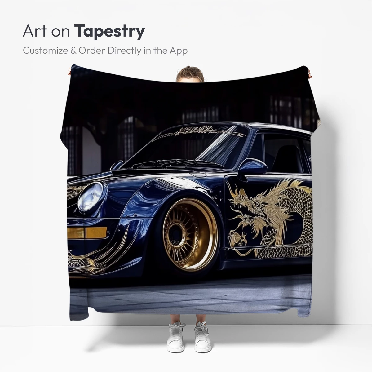 Dragon-Painted Porsche: Fusion of Power and Mythology - Image 5