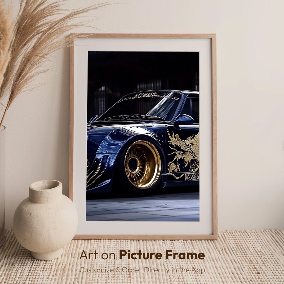 Dragon-Painted Porsche: Fusion of Power and Mythology - Image 7