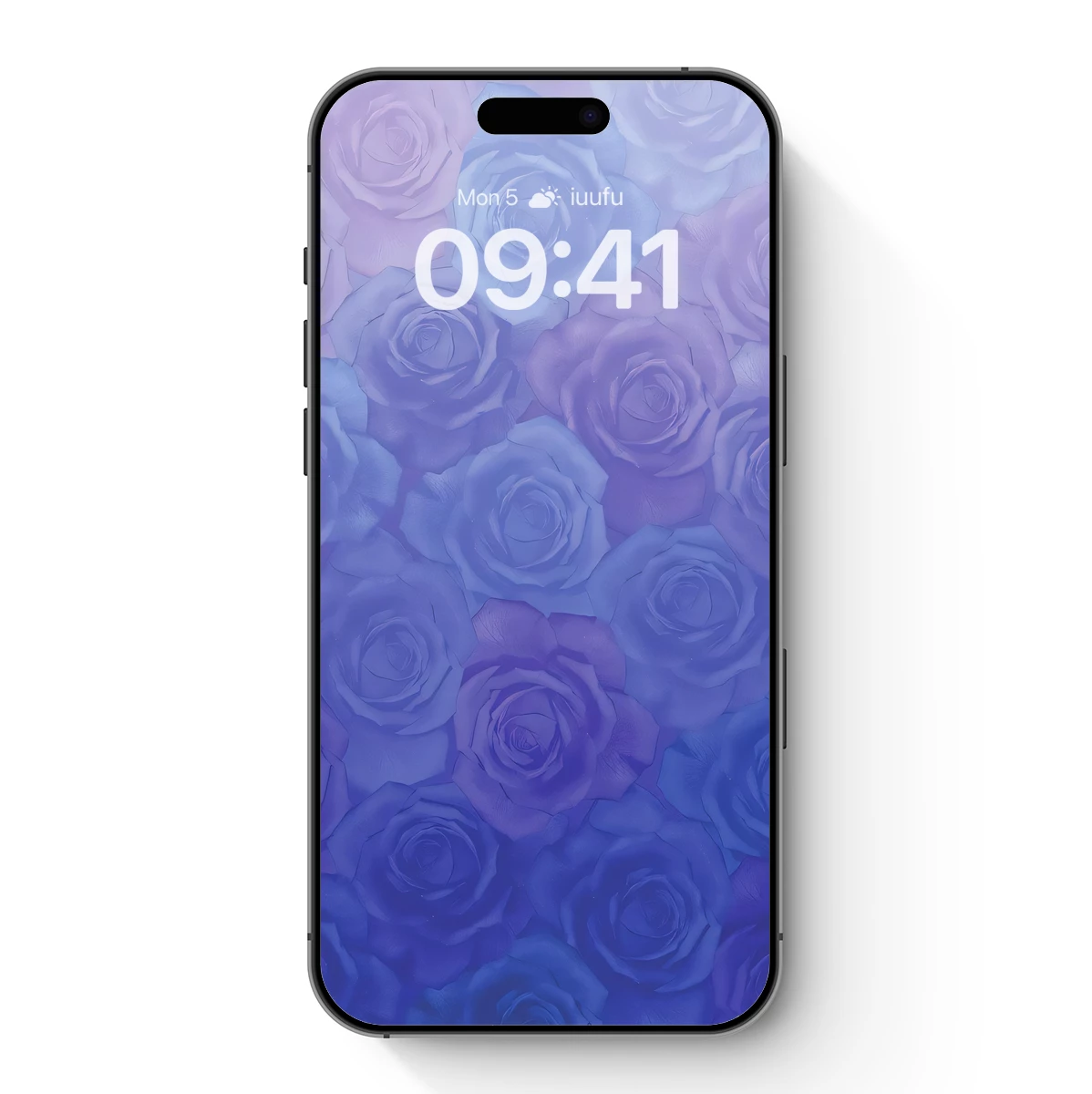 Gradient Rose Symphony: Blue to Purple Elegance Gradient Rose Symphony: Blue to Purple Elegance