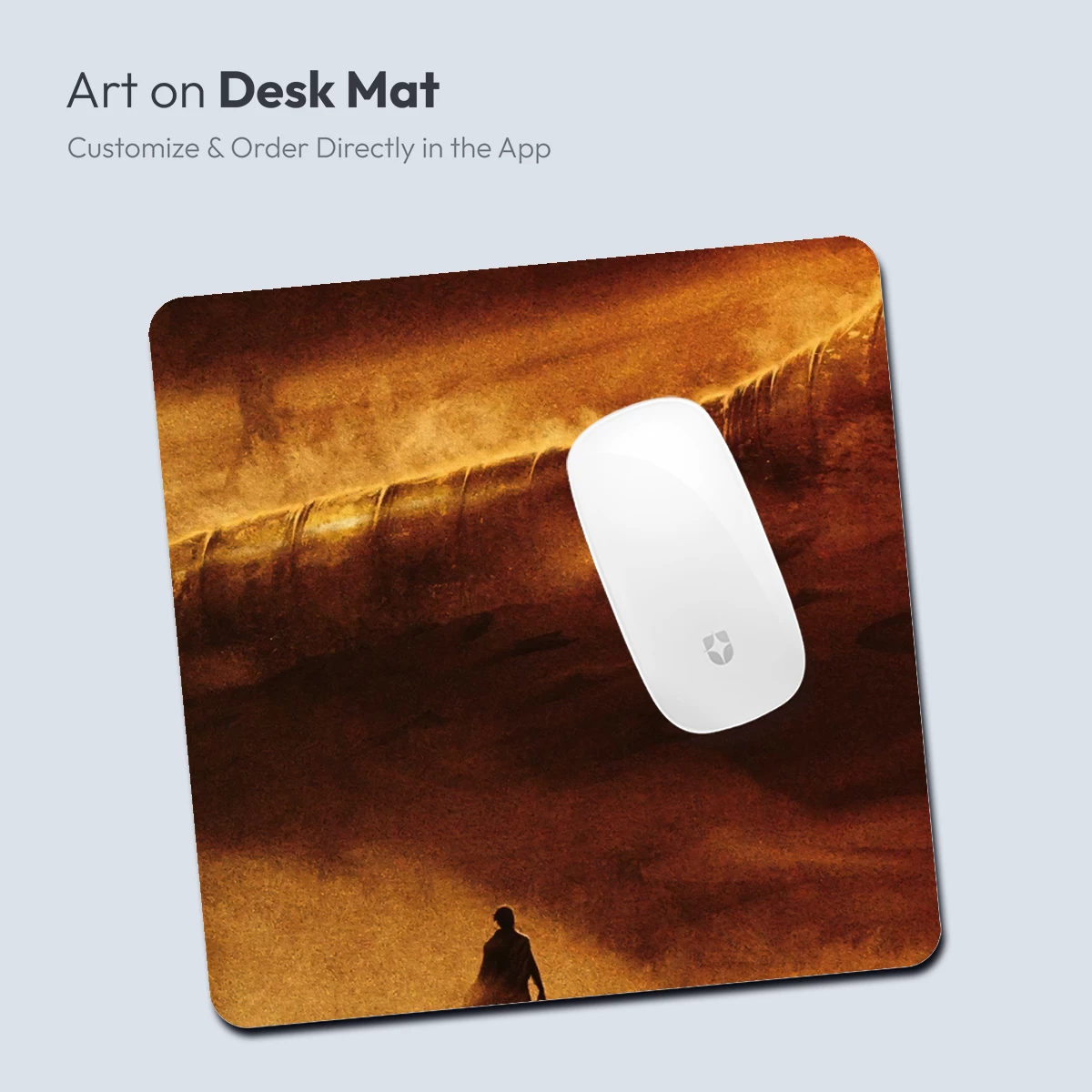 Desert Wanderer Under Crimson Skies - Image 3