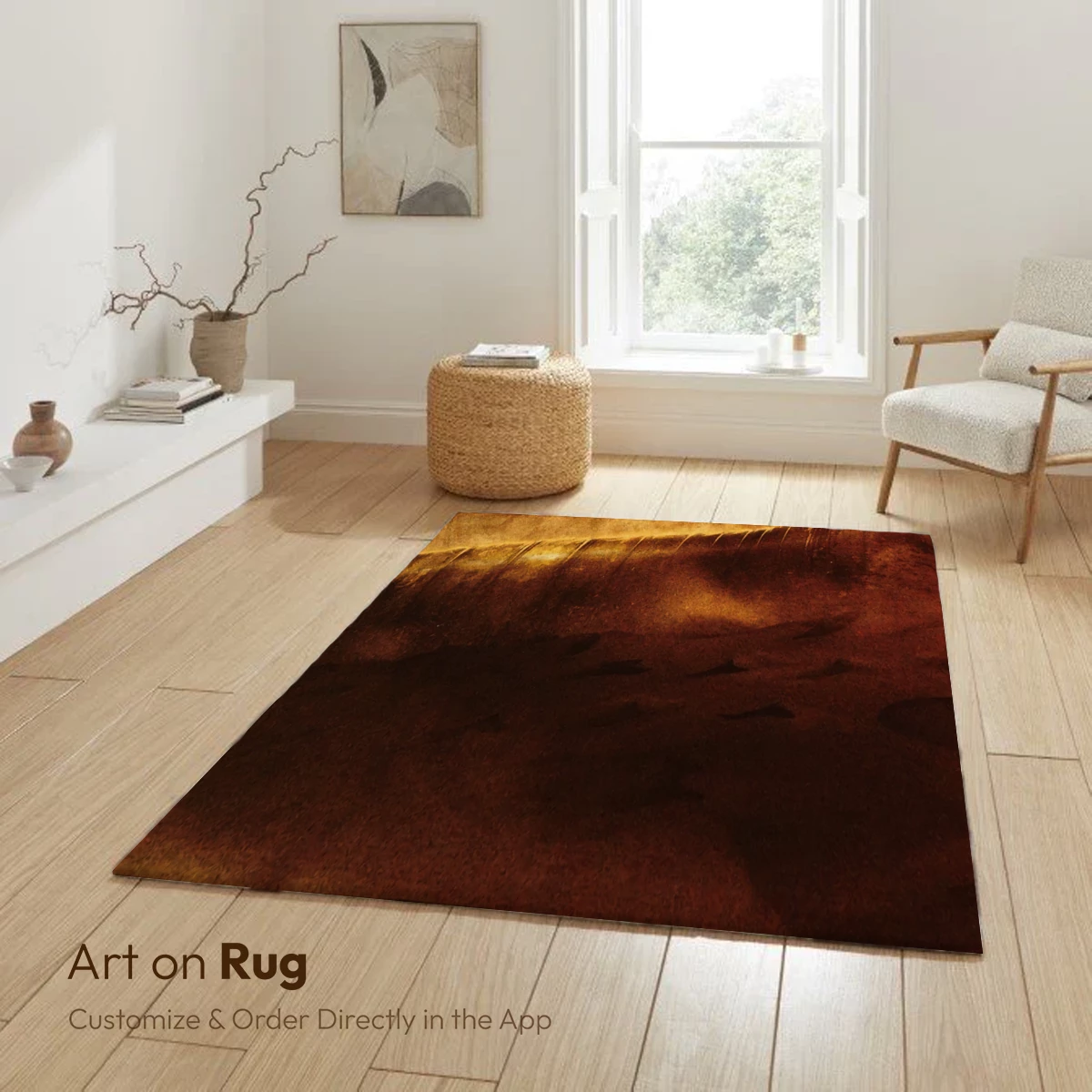 Desert Wanderer Under Crimson Skies - Image 5