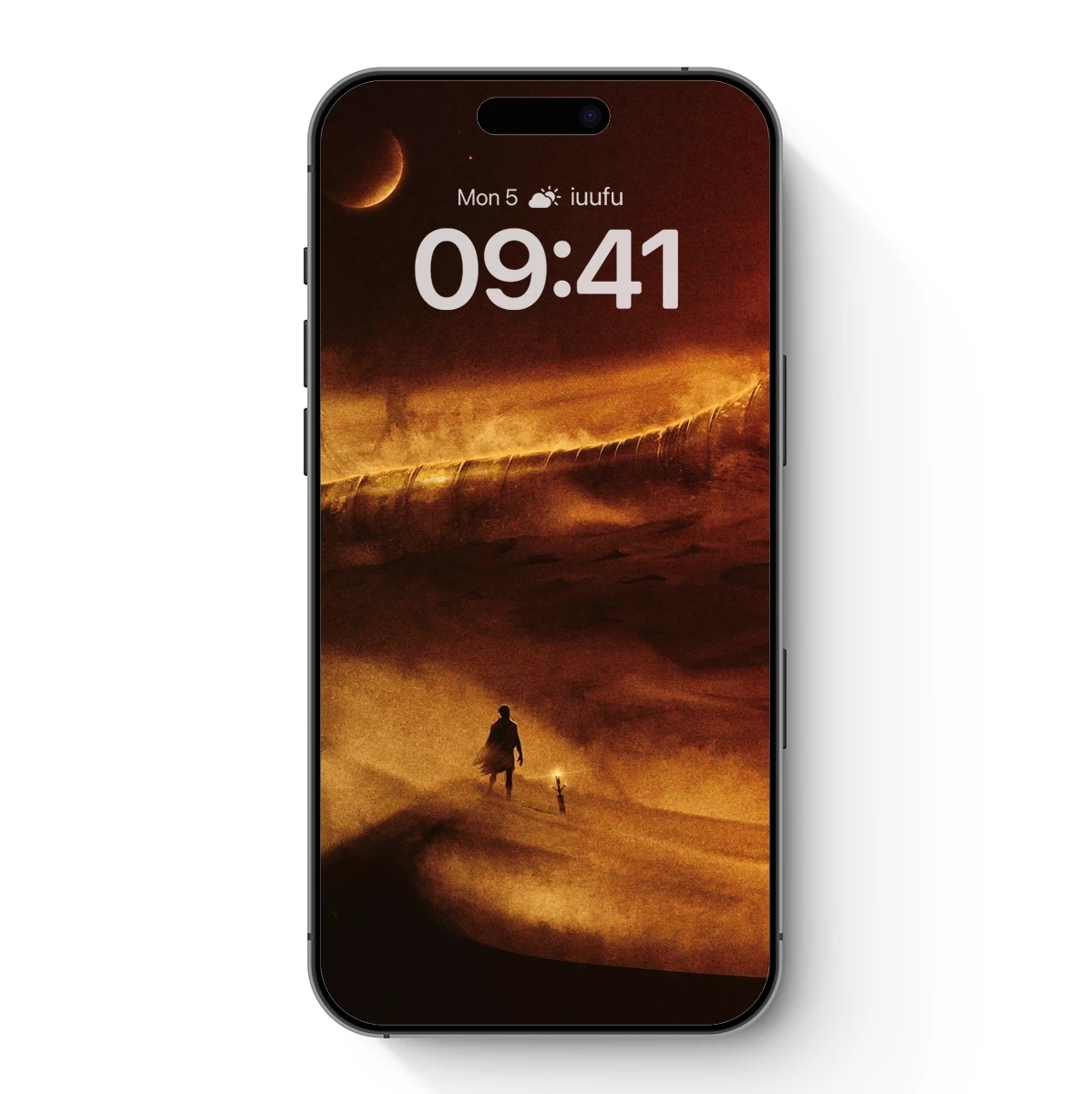 Desert Wanderer Under Crimson Skies - Image 7