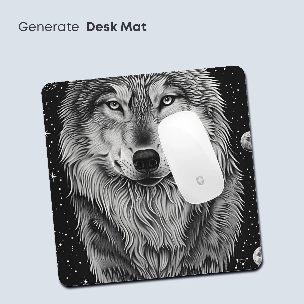 Ethereal Wolf in Starlit Night - Image 4